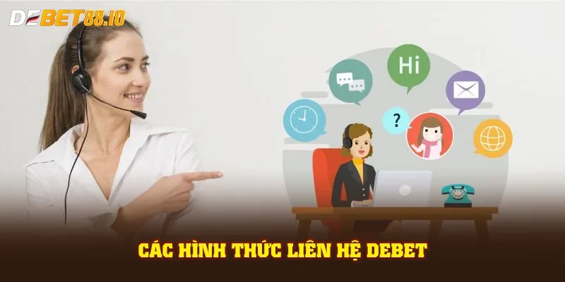 Các hình thức liên hệ DEBET